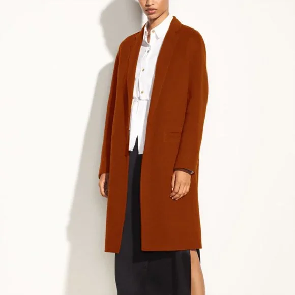 Vince Jackets Coats 695 Nwt Vince Modern Wool Blend Coat In